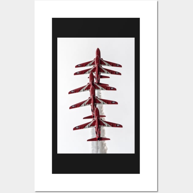 Red Arrows Stack Wall Art by aviationart